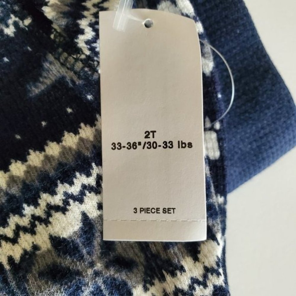 Old Navy Boys Girls Unisex Long‎ Sleeve Thermal Shirts. 3 pack. Size 3T. - Picture 3 of 3